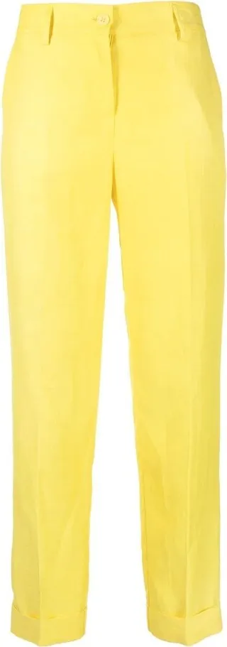 Cropped Tailored Trousers