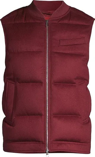 Cashmere Quilted Gilet