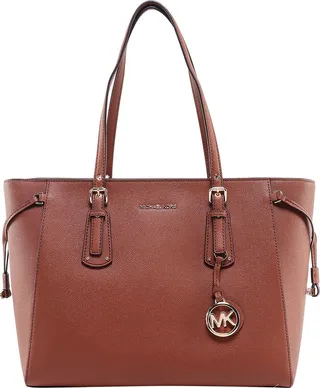 Leather shoulder bag