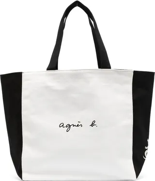 Colour-Block Tote Bag