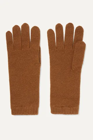 Johnstons of Elgin - + Net Sustain Cashmere Gloves - Brown