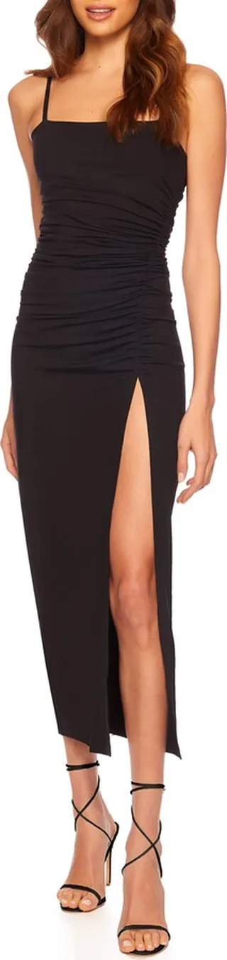 Sleeveless Body-Con Midi Dress