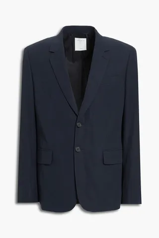 Cotton-twill blazer
