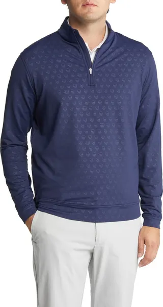 Perth Seeing Double Quarter Zip Performance Pullover