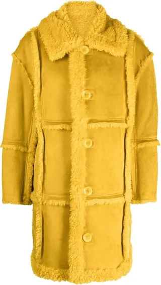 Samira faux-shearling coat