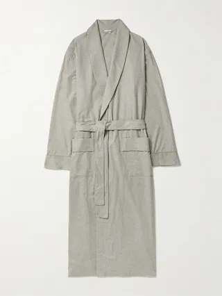 Heritage Cotton and Wool-Blend Flannel Robe
