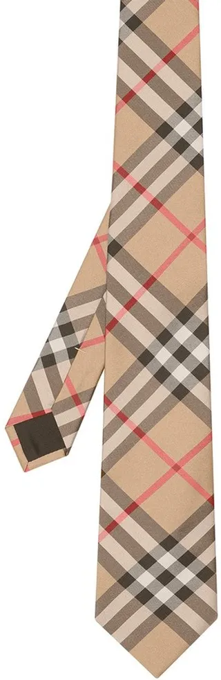 Modern Cut Vintage Check Silk Tie