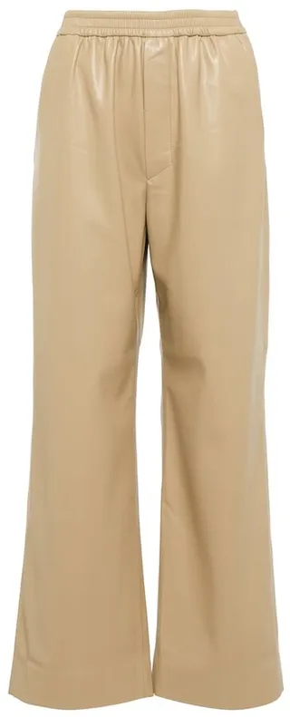 Odessa wide-leg faux leather pants