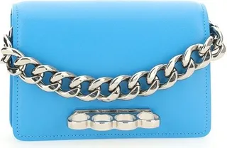 Alexander McQueen The Four Ring Mini Chained Shoulder Bag