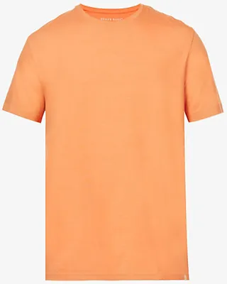 ens Orange Basel Crewneck Stretch-jersey T-shirt