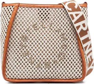 Stella Logo embroidered shoulder bag