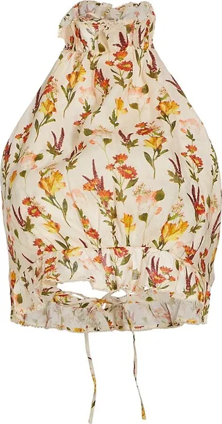Nardo Clementina Linen Halter Top