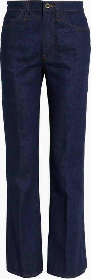 Le Italien high-rise flared jeans