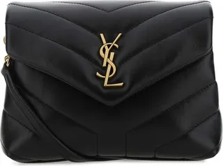 Saint Laurent Loulou Toy Logo Plaque Shoulder Bag
