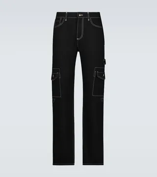 Straight-leg cargo pants