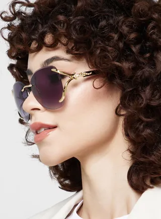Ombre Oversized Sunglasses
