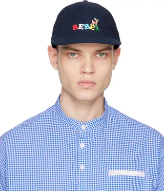 UNDERCOVER Navy 'Rebel' Cap
