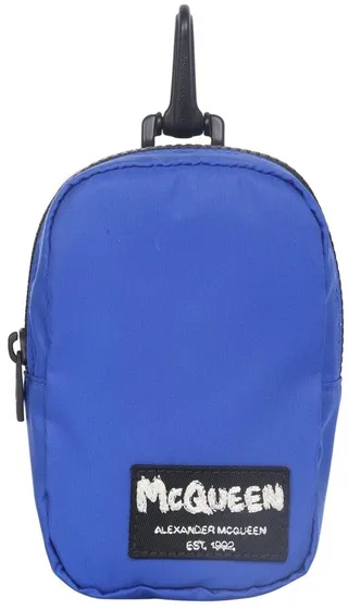 Alexander McQueen Tag Mini Headphone Pouch