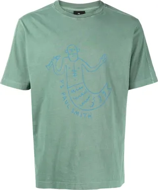 graphic-print cotton T-shirt