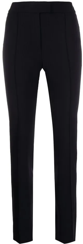 High-Waist Skinny Fit Trousers
