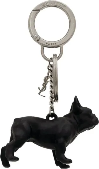 Saint Laurent Bulldog Keychain