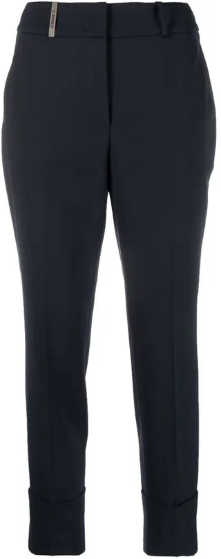 Cropped Tailored Trousers