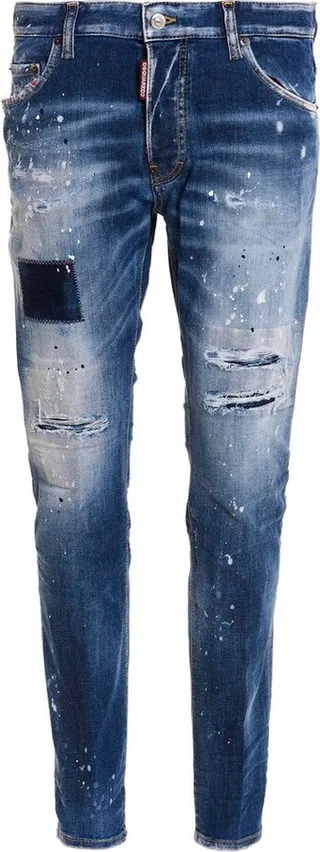 Dsquared2 Distressed Tapered Jeans