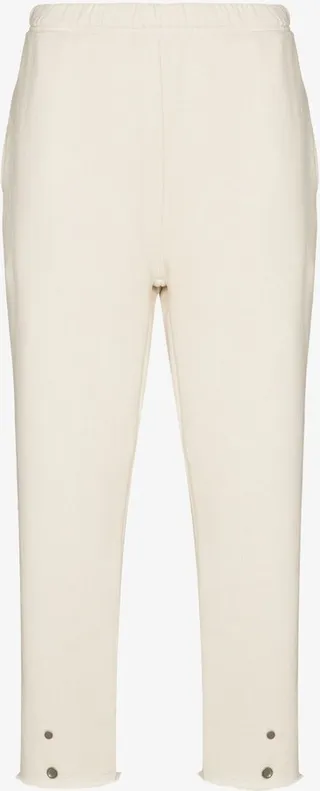 Snap Front Cotton Sweatpants