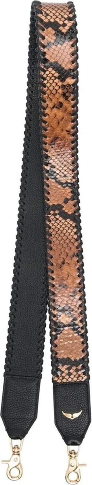 Snakeskin-Print Bag Strap