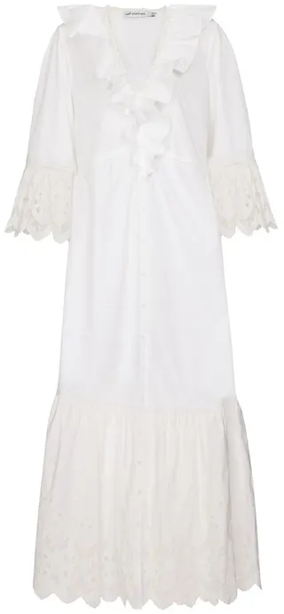 Cotton broderie anglaise dress