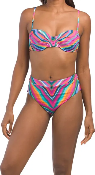 Louvre Stripe Bikini Collection
