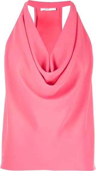Dixon draped halterneck top