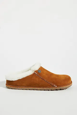 Birkenstock Zermatt Shearling Clogs Yellow