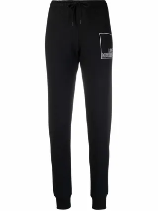 Embroidered-Logo Track Pants