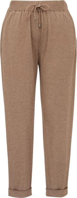 Drawstring-Waist Knitted Track Pants