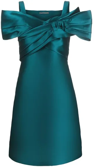 V-neck short dress
