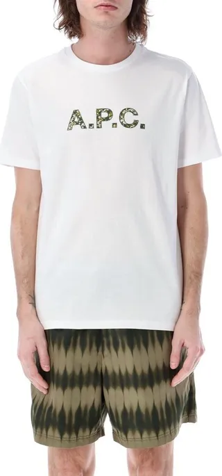 A.P.C. Logo Detailed Crewneck T-Shirt