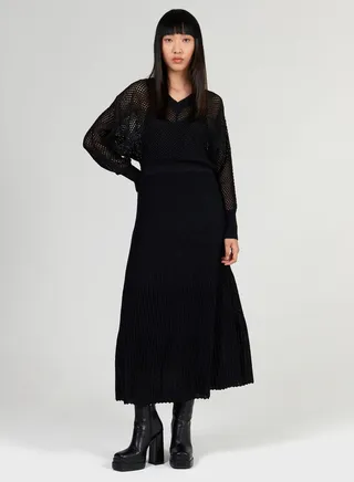 Metallic Knitted Dress