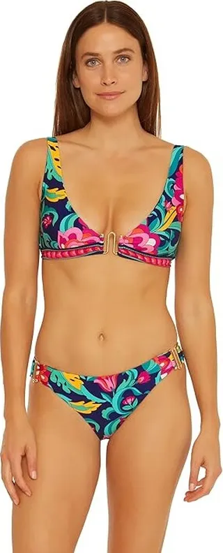 Trina Turk India Garden M Wire Banded Halter (Multi) Women's Swimwear