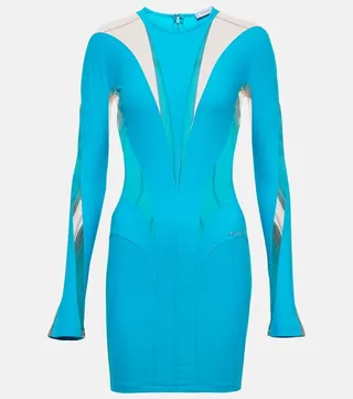 Paneled minidress