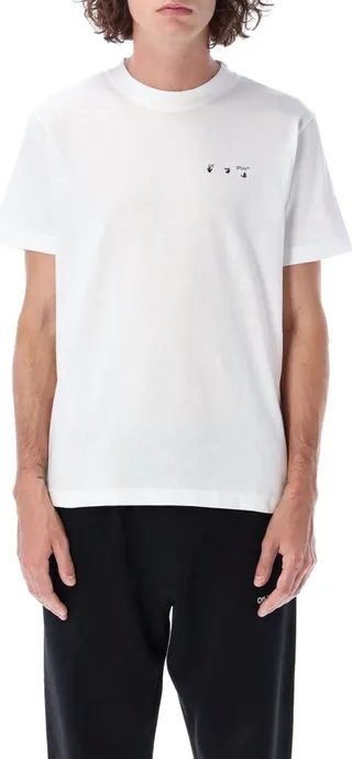 Off-White Logo Printed Crewneck T-Shirt
