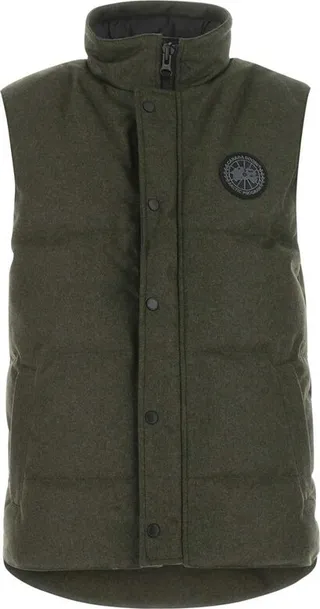 Canada Goose Logo Patch Zip-Up Padded Gilet