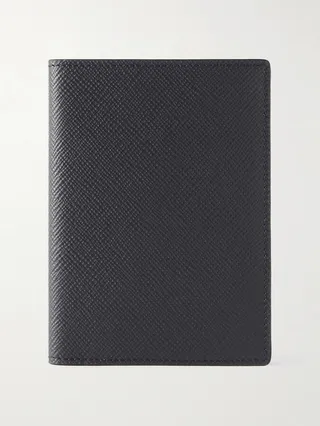 Panama Cross-Grain Leather Passport Cover