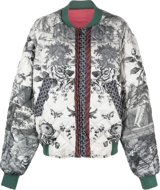 Aloada reversible bomber jacket