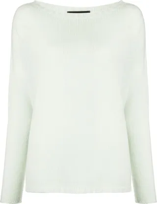 Round-Neck Cashmere Top