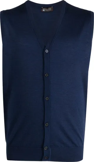 Button-Up Knitted Vest