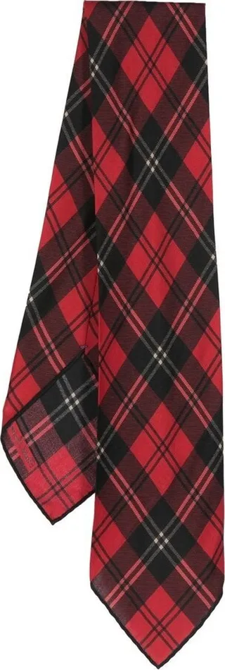 Tartan-Pattern Tie