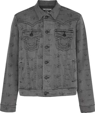 True Religion Jimmy Logo-print Denim Jacket