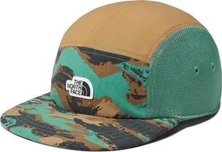 The North Face Class V Camp Hat (Deep Grass Green Painted Camo Print) Caps
