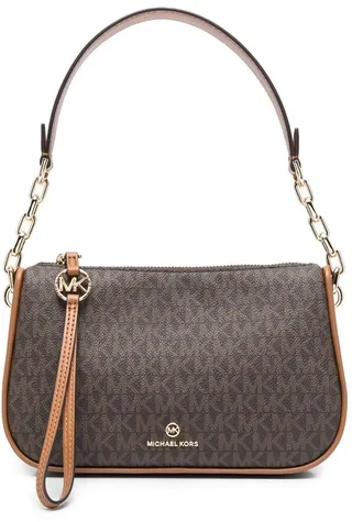 Jet Set monogram-print shoulder bag
